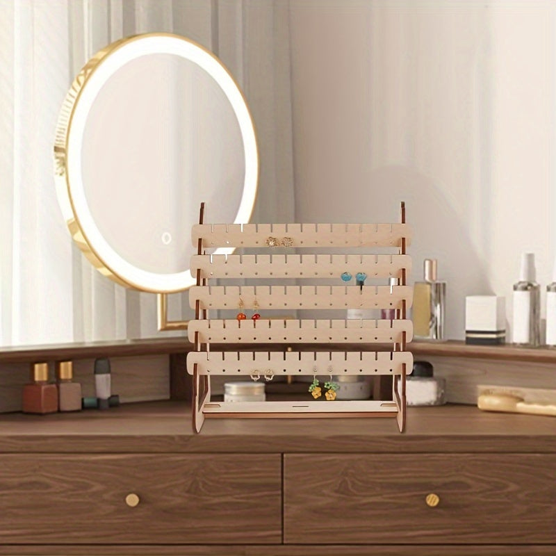 1 set wooden home jewelry holder