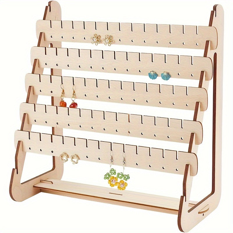 1 set wooden home jewelry holder